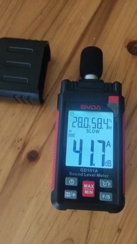 Customer photo review of Exhaust DB Sound Level Meter