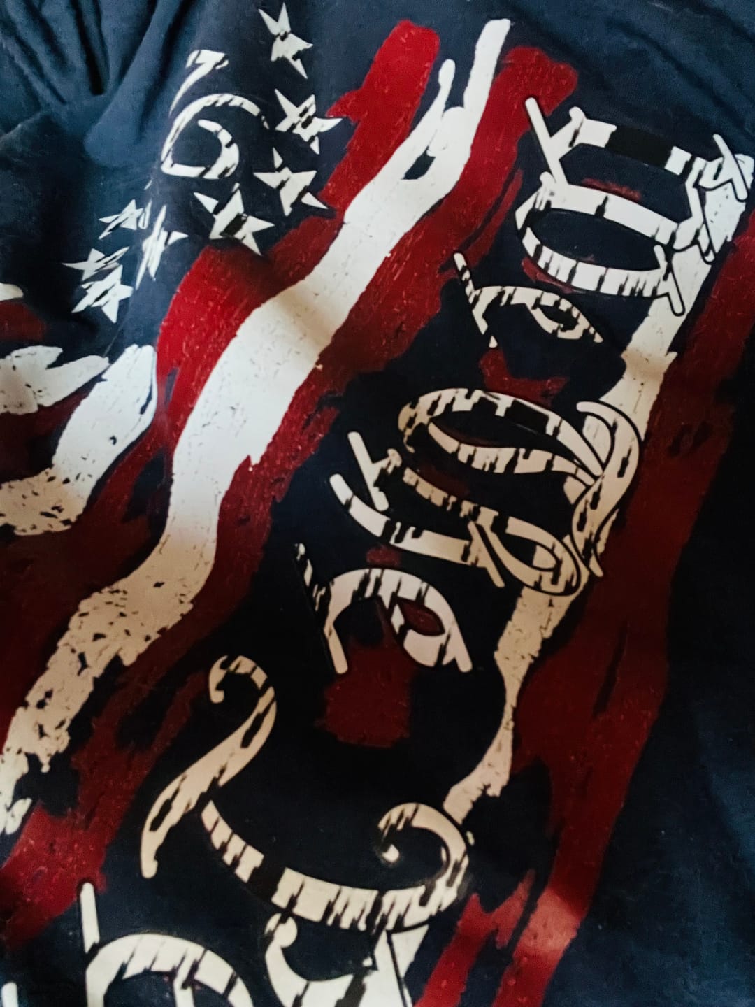 Customer photo review of We The People 1776 Flag T-Shirt