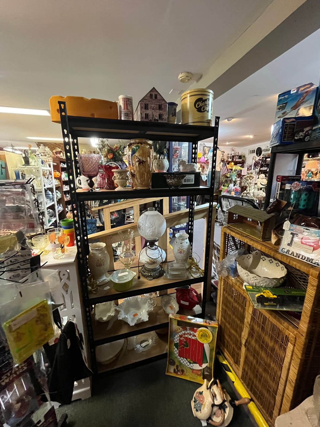 Customer photo review of REIBII 72"H Metal Storage Shelves, 2000 Lbs Adjustable Garage Shelving Unit, Utility Rack for Pantry Kitchen
