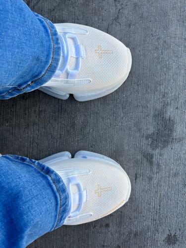 Customer photo review of Women's White Psalm 23s