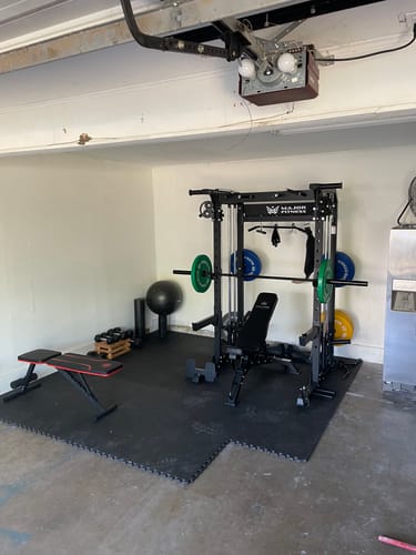 Customer photo review of Major Fitness F22 All-In-One Home Gym Power Rack