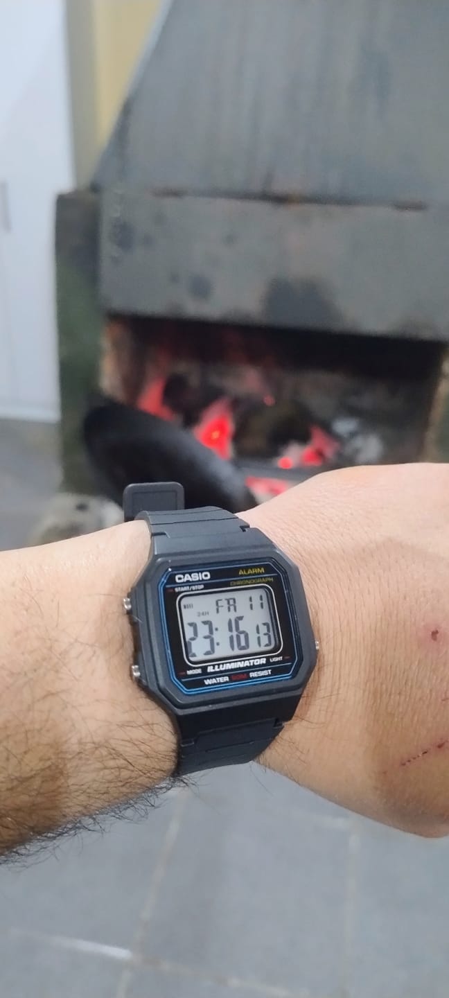Customer photo review of Reloj Casio Vintage W-218H-1AVDF Negro