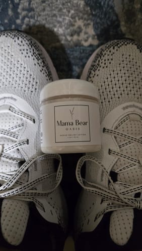 Customer photo review of Mama Bear Nerve Relief Lotion