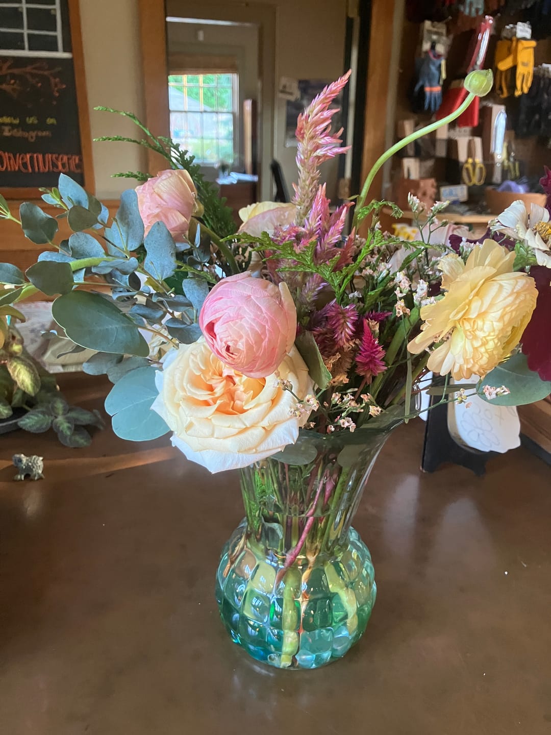 Customer photo review of Coral Peach Ranunculus