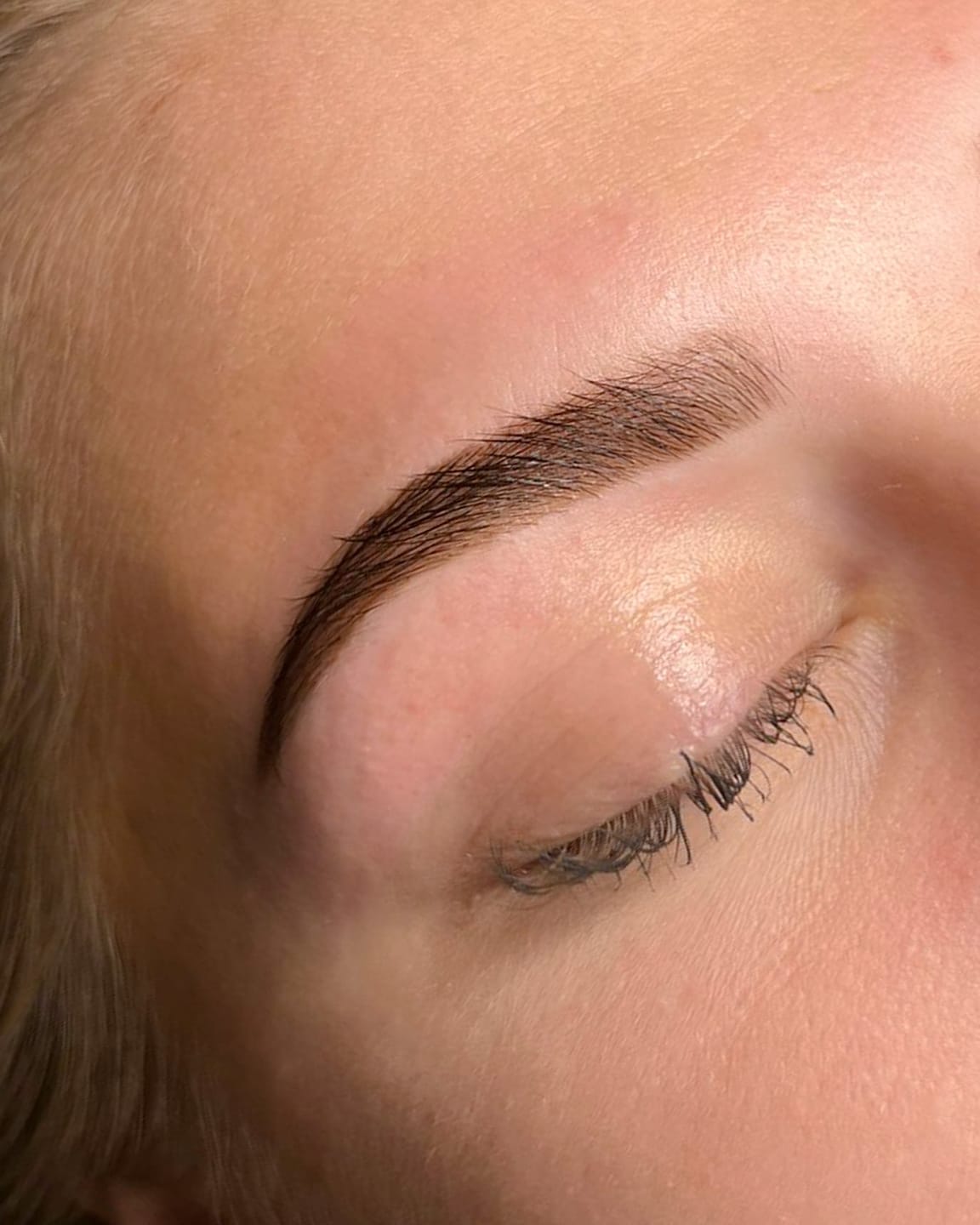 Customer photo review of DIY Henna Brow Kit