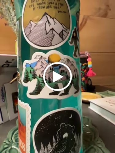 Customer video review of Bear Nature Sticker