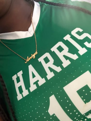 Customer photo review of Personalized Name Necklace