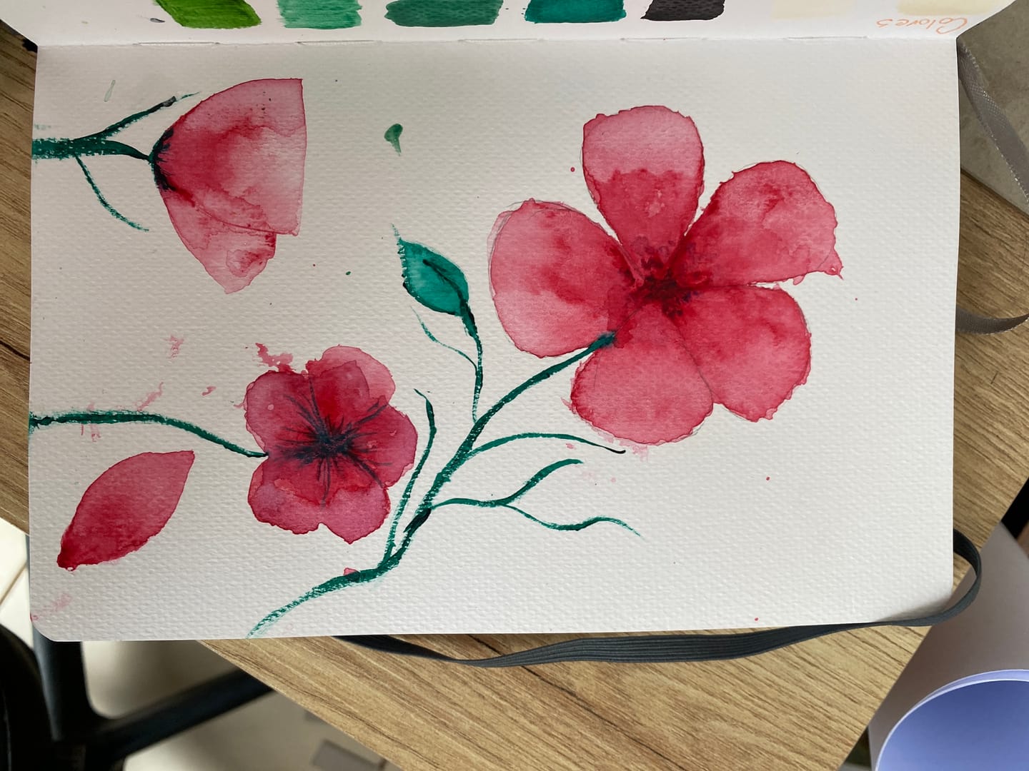 Customer photo review of Canson Graduate - Libreta Art Book Aquarelle 250 g/m2