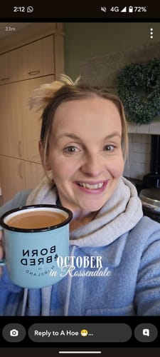 Customer photo review of Born & Bred in Northern Ireland Enamel Mug