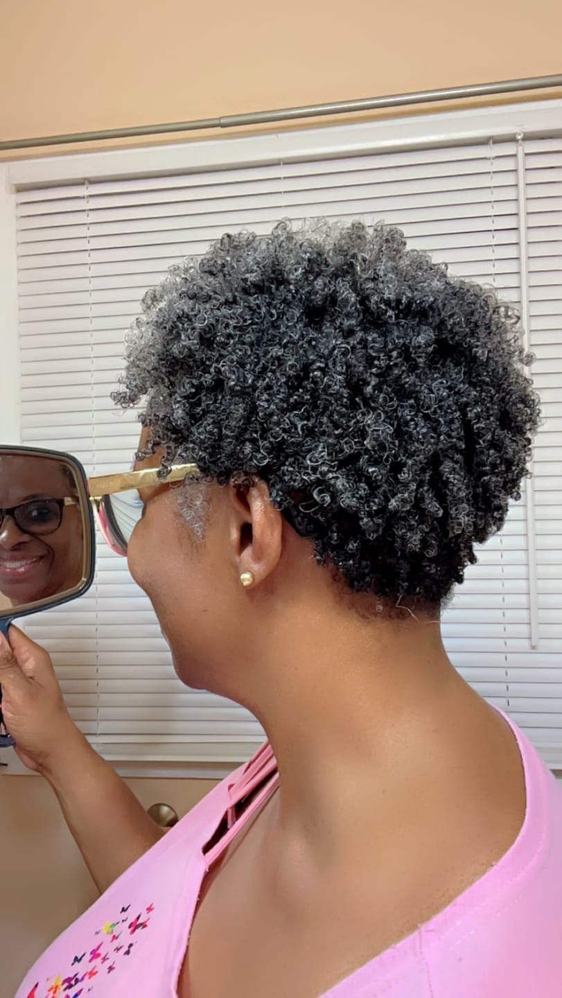 Customer photo review of Mousse - Anti Frizz - Luscious Lotus