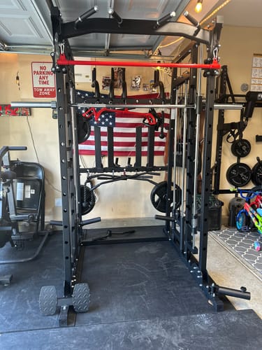 Customer photo review of Major Fitness SML07 All-In-One Home Gym Smith Machine