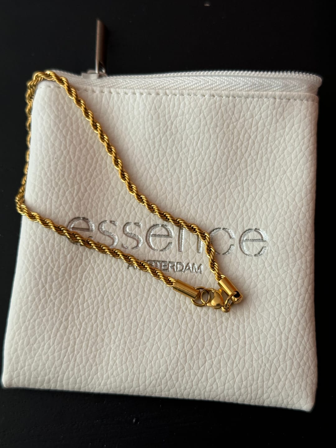 Customer photo review of Rope Bracelet (Gold) 3MM