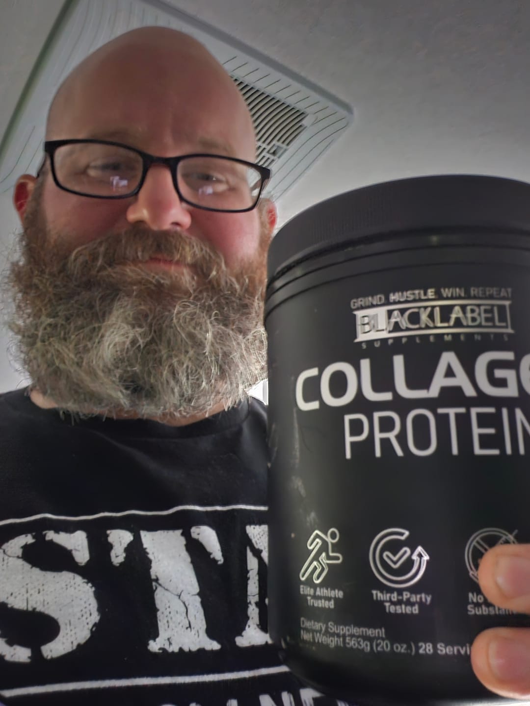 Customer photo review of COLLAGEN PROTEIN