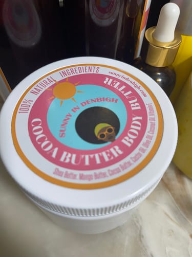 Customer photo review of Cocoa Butter Body Butter