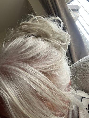 Customer photo review of Stranded Messy Scrunchie Bun - Duo Pack - Curly & Flicky Styles #112/600 Luna Sky