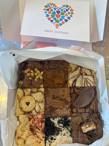 Customer photo review of Thinking of You Brownie & Blondie Mixed Box