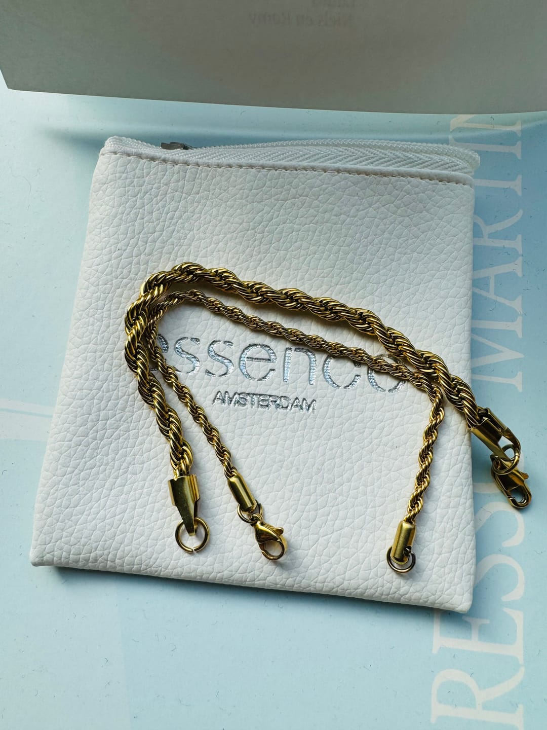 Customer photo review of Rope Bracelet (Gold) 5MM