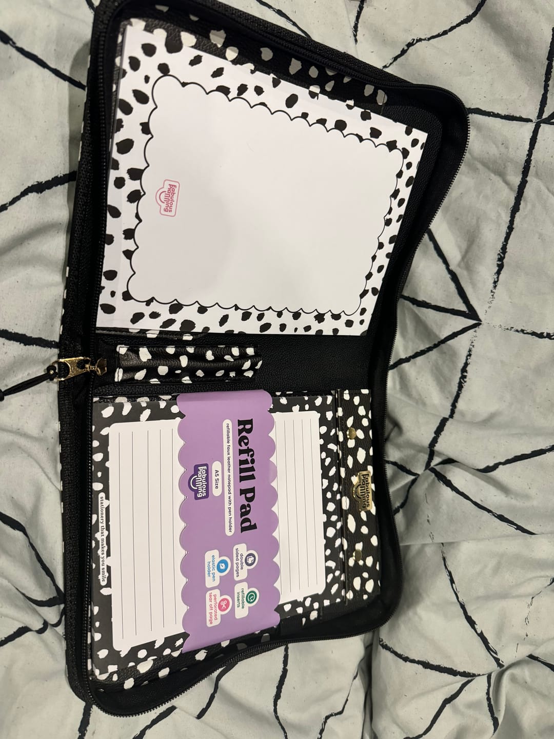 Customer photo review of A5 Refill Pad - Dalmatian