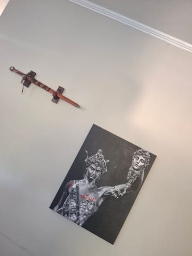 Customer photo review of 'EXECUTION OF EVIL' Canvas
