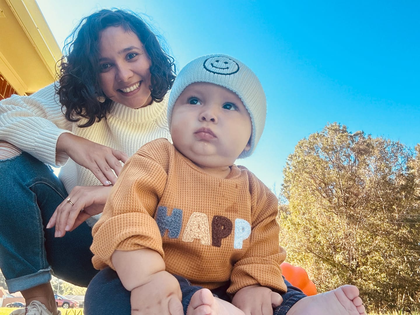 Customer photo review of Smiley Hat/Beanie