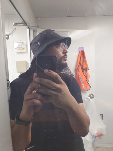Customer photo review of Big Wicking Bucket Hat