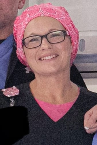 Customer photo review of Scrub Hat - Brains