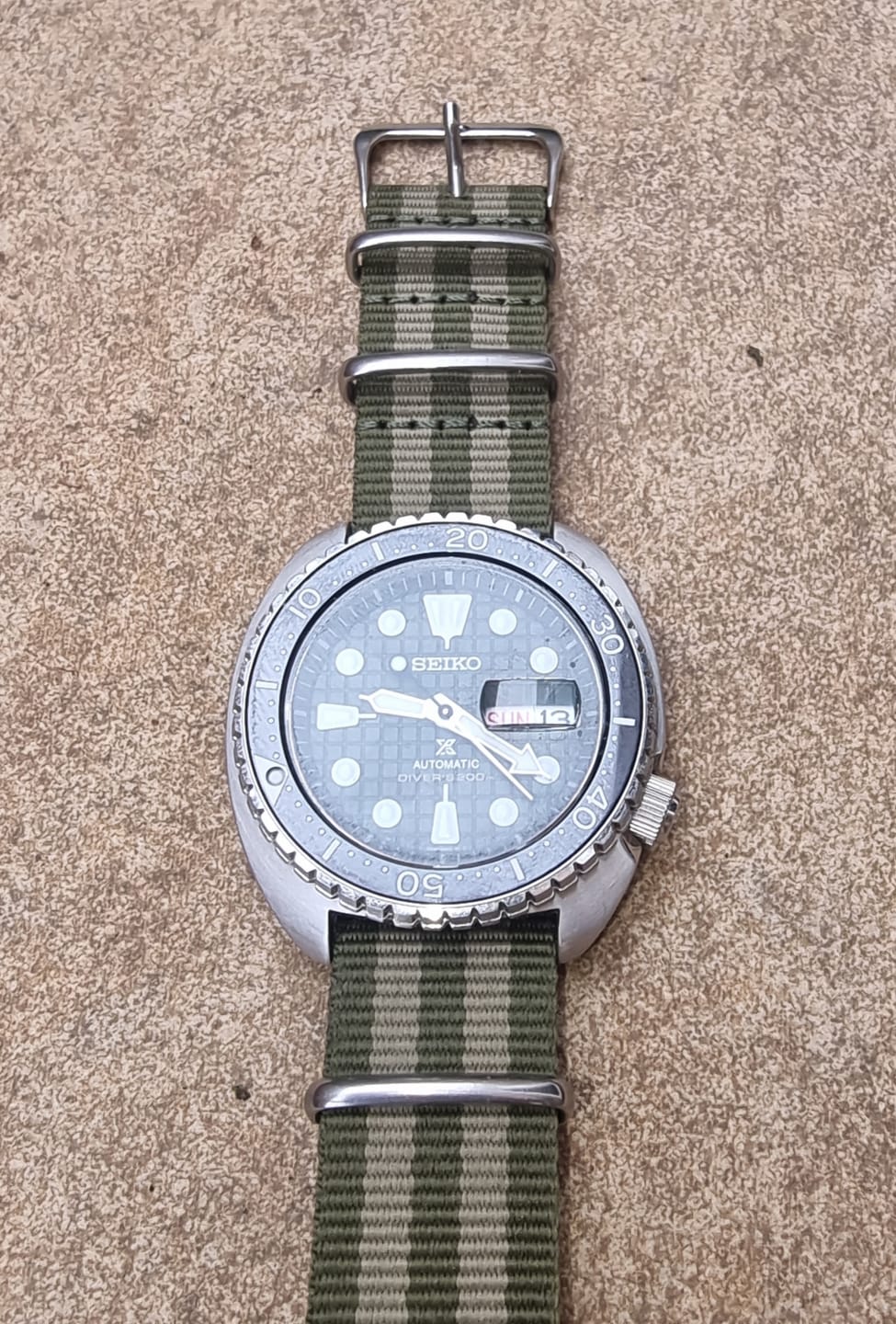 Customer photo review of Classic Military Style Strap -Olive Green and Khaki