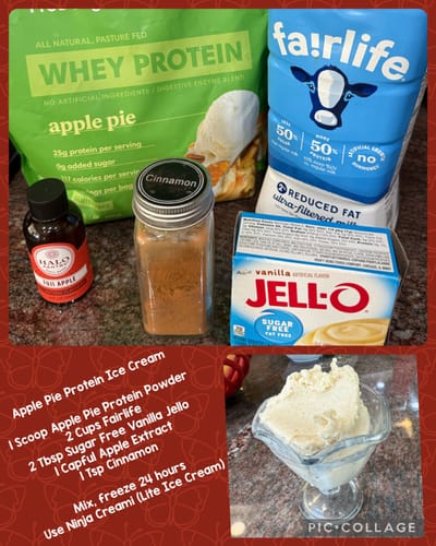 Customer photo review of Gourmet Whey Protein Powders Subscription
