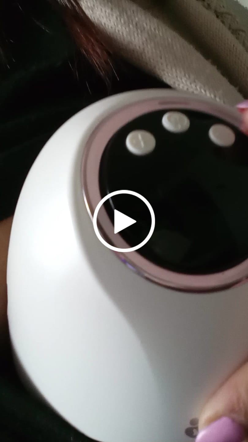 Customer video review of Extractor de leche inalámbrico