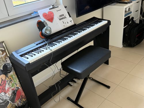 Customer photo review of Donner DEP-10 Digitalpiano mit 88 halbgewichteten Tasten Keyboard Set