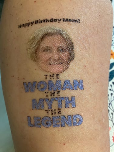 Customer photo review of The Woman The Myth The Legend