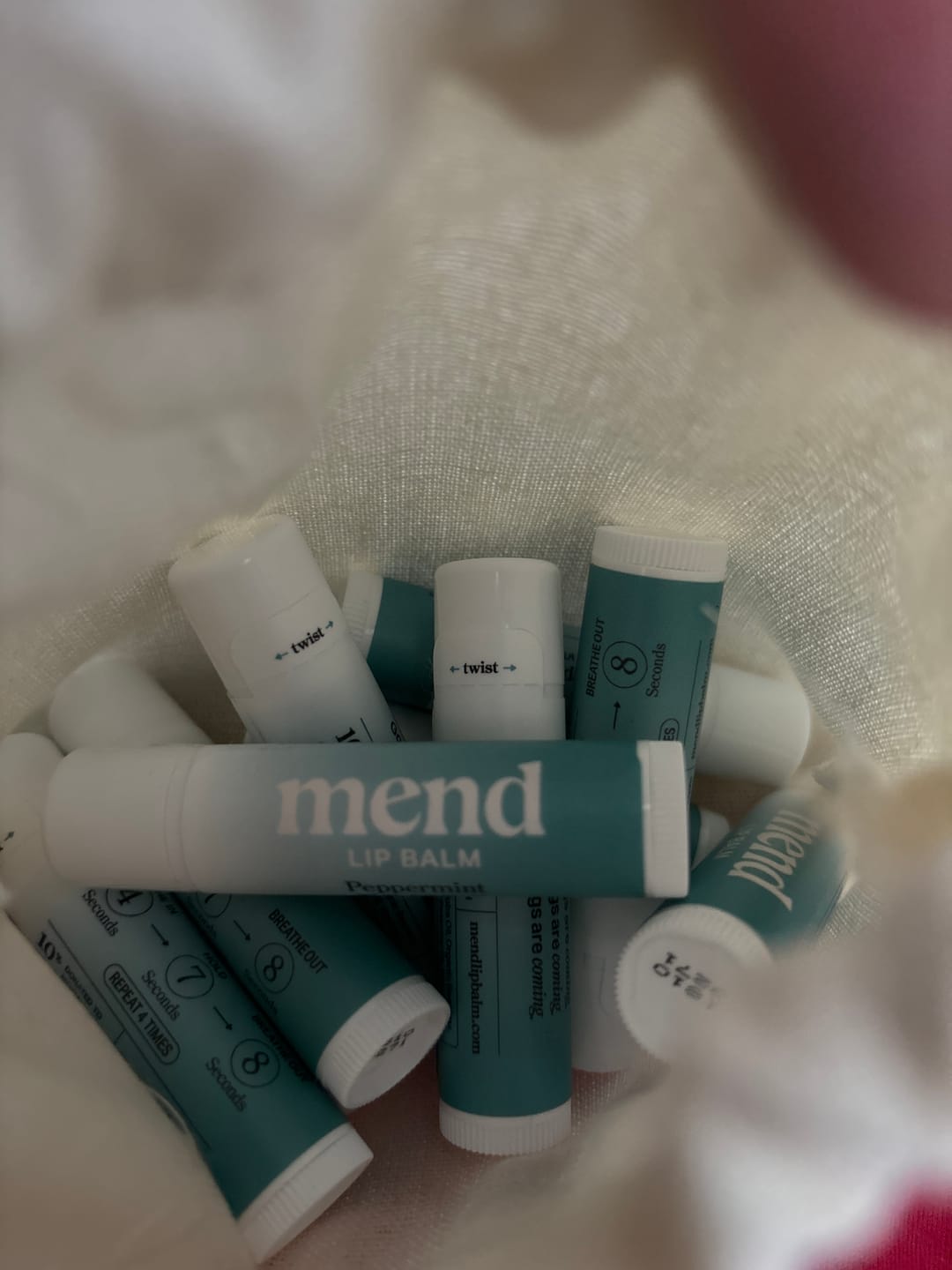 Customer photo review of Peppermint Lip Balm