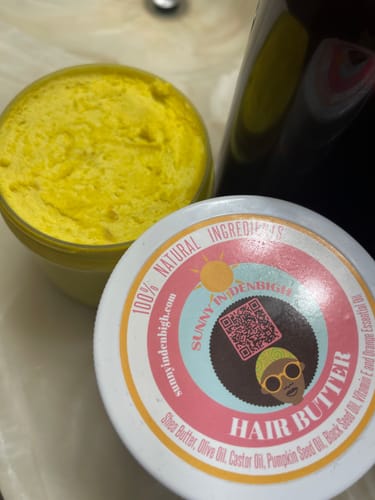 Customer photo review of (New) Mama Sunny’s Yellow Hair Butter