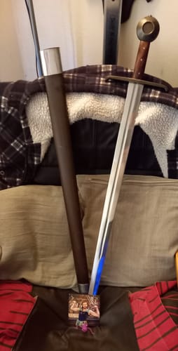 Customer photo review of Medieval Arming Sword