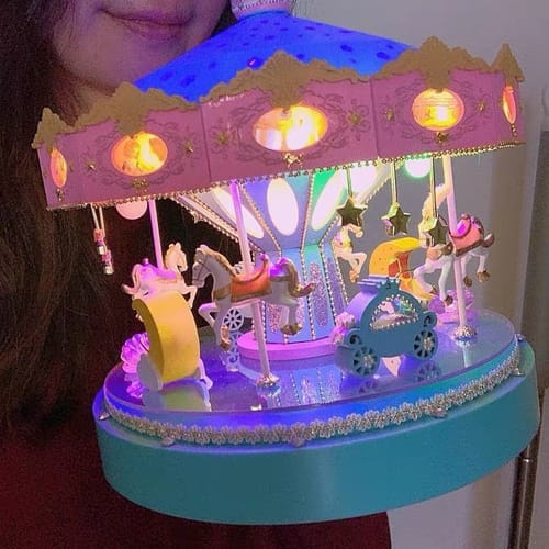 Customer photo review of Fantasy Carousel DIY Miniature House