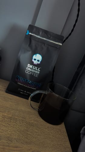 Customer photo review of Skull Crusher Coffee - Nootropic  - 500g