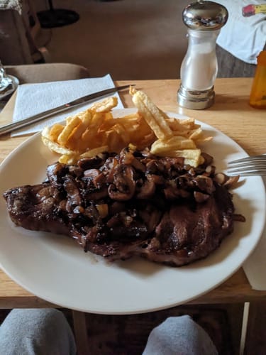 Customer photo review of Steak Grill Packs - DELMONICOS