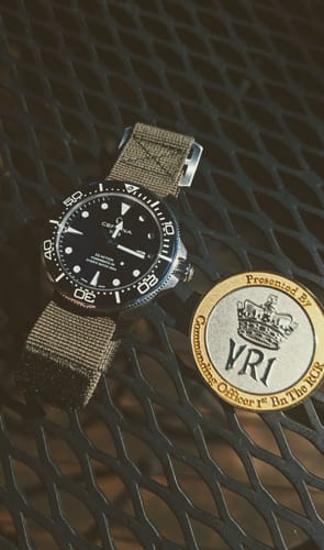 Customer photo review of Glomar Explorer - Hook And Loop Watch Strap