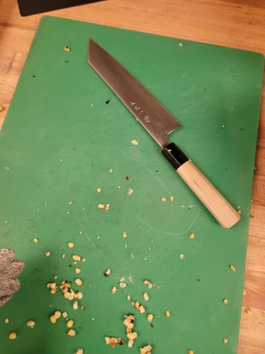 Customer photo review of Tosaichi AO Super Kiritsuke 210 mm