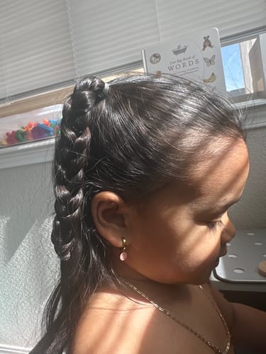 Customer photo review of Chunky Gold Huggies