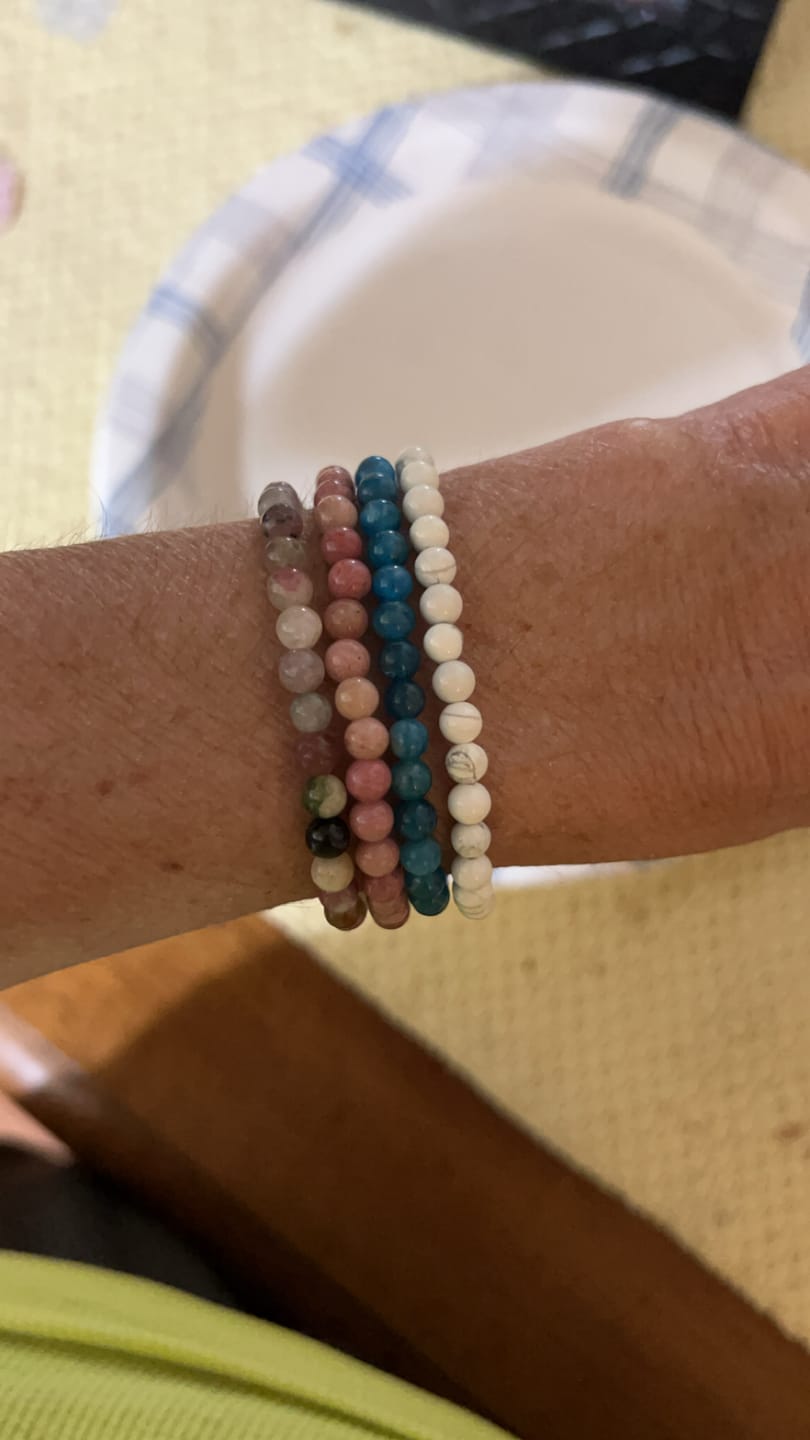 Customer photo review of Rainbow Tourmaline Bracelet Mini