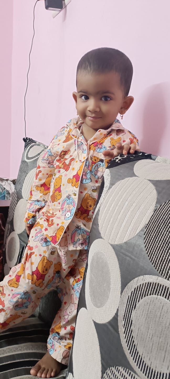 Customer photo review of Ted and Friends Night Suit