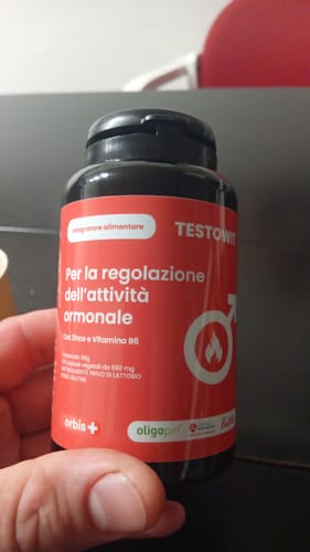 Customer photo review of TESTOWIT - Regolazione ormonale 120 cps NEW!