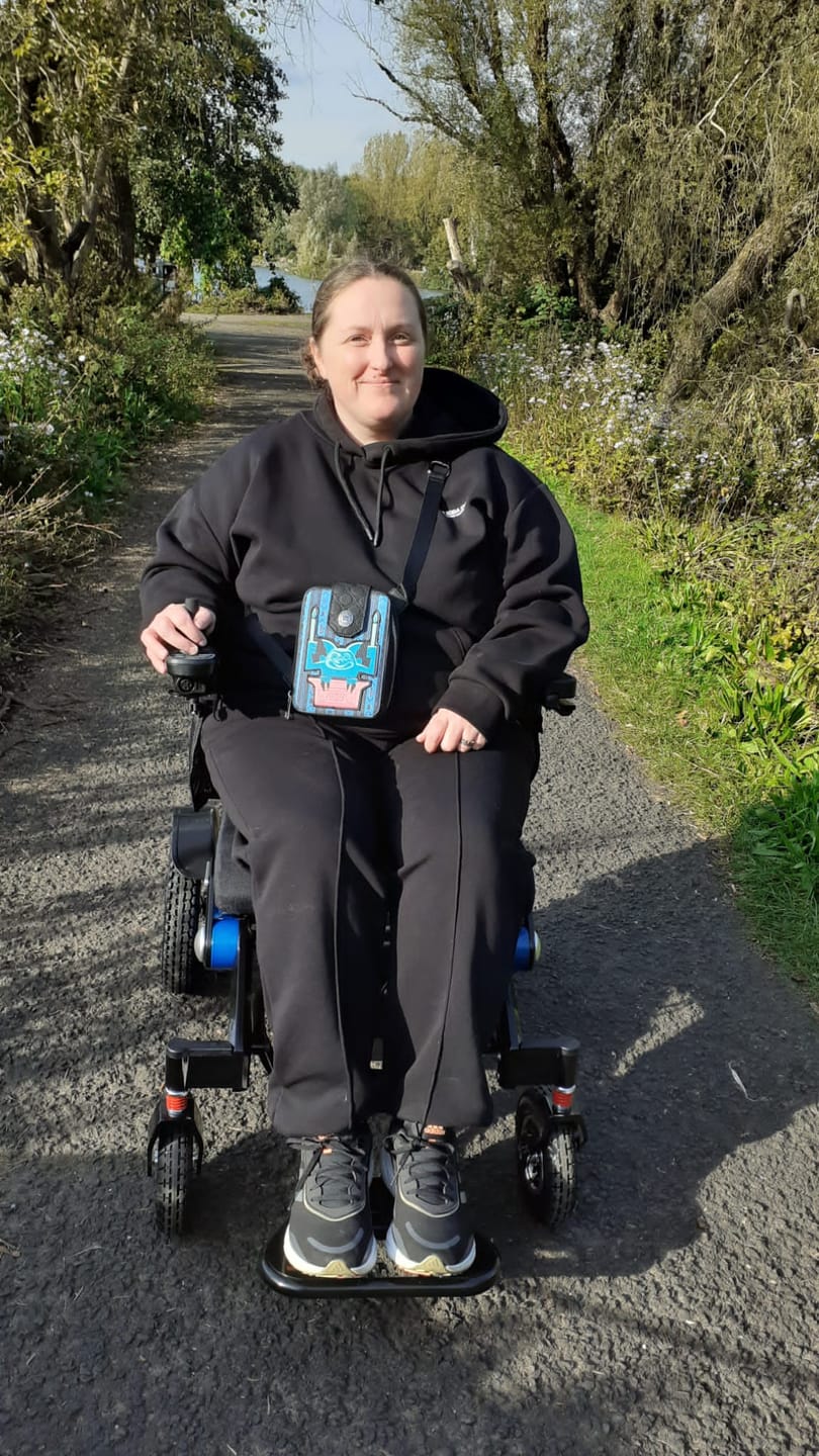 Customer photo review of Lightweight Electric Wheelchair Freedom Elite ST