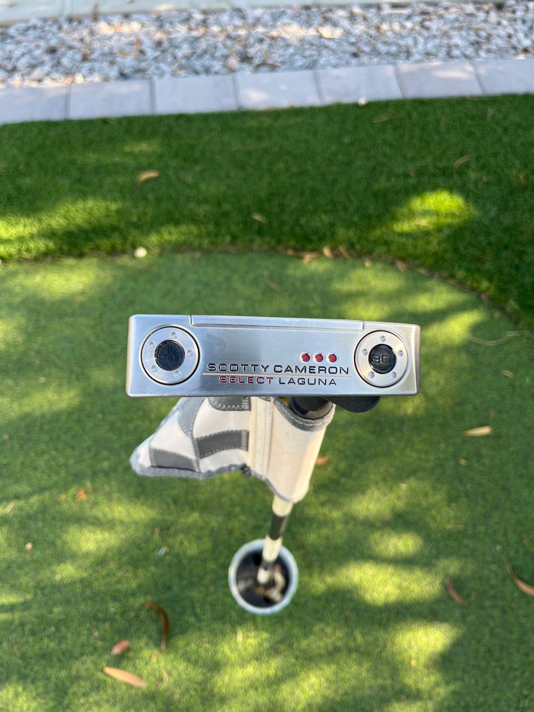 Customer photo review of Black Head Weights Compatible With Scotty Cameron Large Thread Putters
