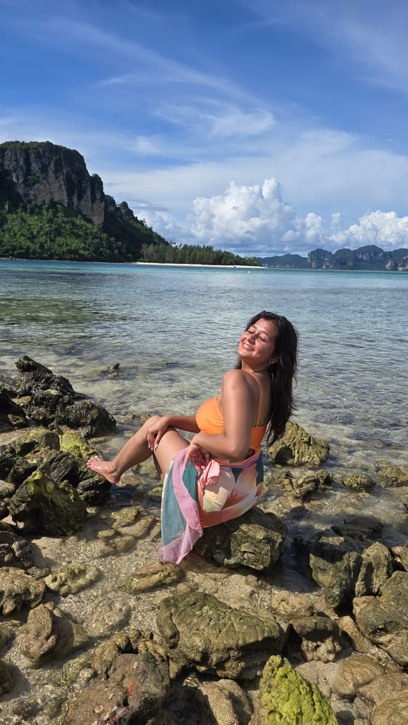 Customer photo review of Sunset swimsuit with Sarong Skirt