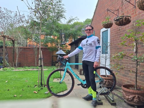Customer photo review of Bianchi Eagle Fleece Retro Long Sleeves Jerseys