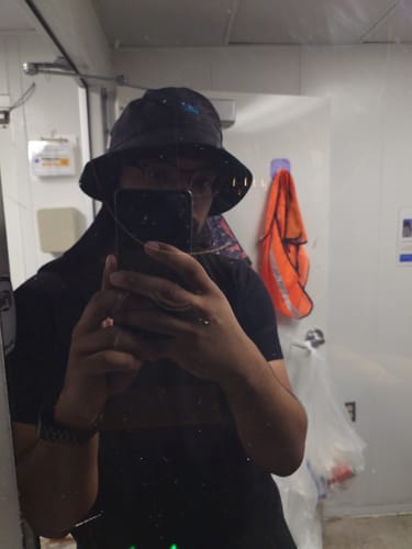 Customer photo review of Big Wicking Bucket Hat