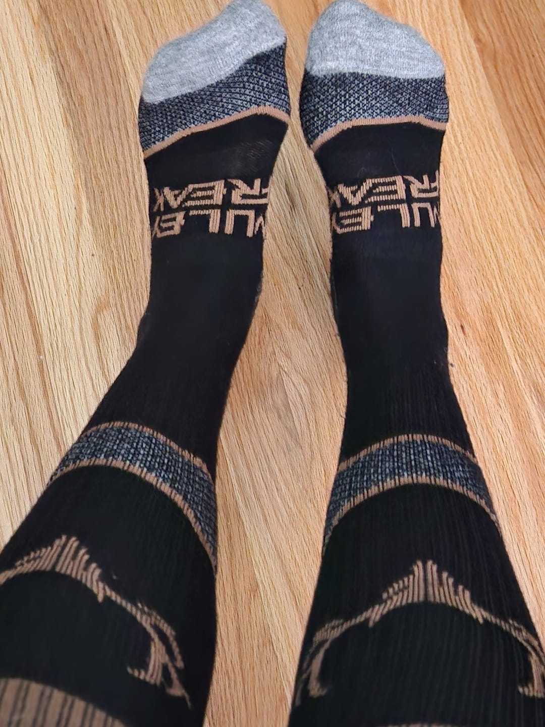 Customer photo review of Elite Merino Socks