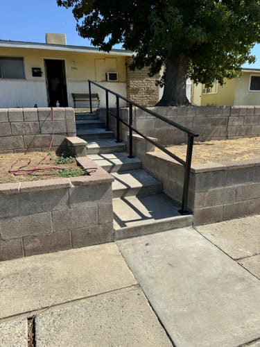 Customer photo review of Stair Handrail Kit
